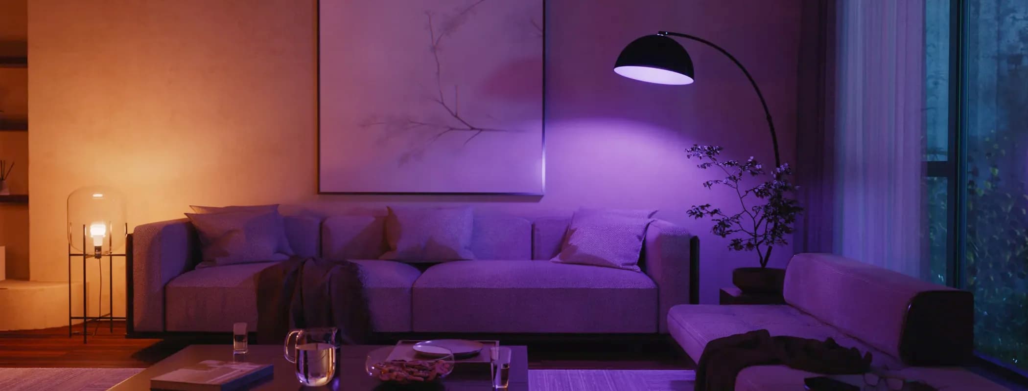 Philips Hue starter kit in a Tallinn living room